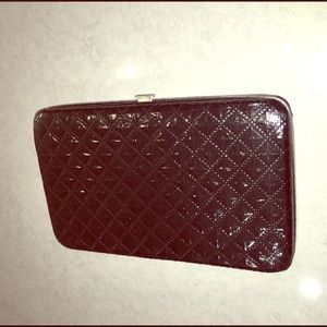 NEW Black Diamond Design Wallet With Snap &!Zipper